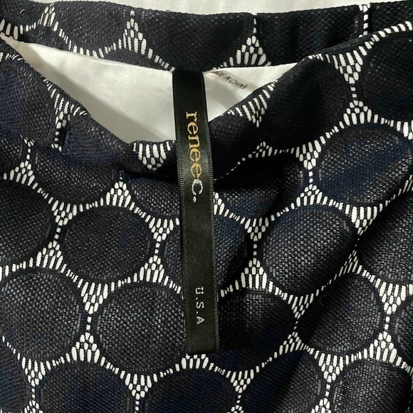 Women's L Renee C Maybell Lace Detail A-Line Mini Skirt - Picture 8 of 8